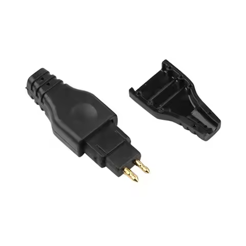 A06RP 2 Pcs Mini Earphone Cable Pin Audio Headphone Jack Plug Connector for Sennheiser HD650 HD600 H