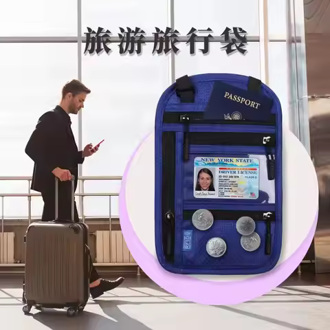 Anti-theft Flight Ticket Waterproof Storage for International Travel Documents Multifunctional Card 