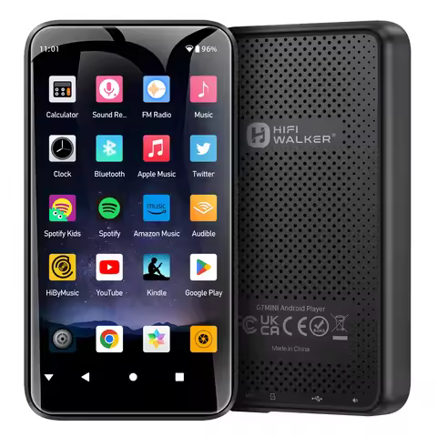 Hifi Walker G7mini Android MP3 Music Player with Bluetooth Wifi, 80GB Memory, Support Spotify, Pando