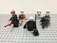 國産 星球大戰 積木 人仔 7隻 Star Wars 非Lego 二手