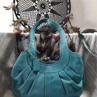 Tas preloved (Coach aqua blue)