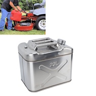 Fuel Can Portable Gasoline Tank Stainless Steel 5.2 Gallon for Lawn Mowers