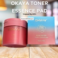 OKAYA ROSE WATER TONER ESSENCE PAD / OKAYA TONER PAD