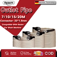 REAIM 7/10/15/20M Outlet Pipe Connector 22*1.5mm Applicable to Car Washing Machine