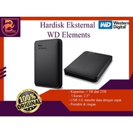 WD Element 1TB - 2TB HDD HD Hard Disk/ Hard Disk/ External Harddrive/