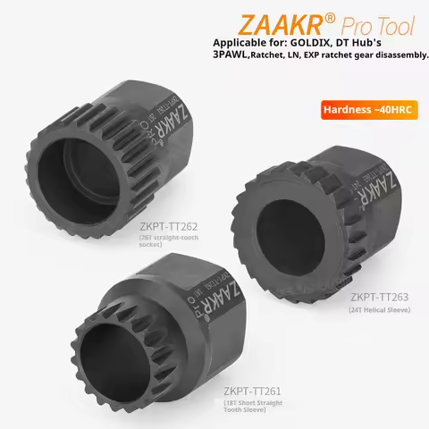 ZAAKR Bicycle Ratchet Tower Base Disassembly Tool Quenching and Hardening High-precision CNC cutting