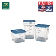 CAMBRO Food Storage Box Raw Material Square Heat Resistant Polycarbonate 12 18 22 SFSPROCW-135 Food 