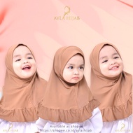 Cemara Rempel Baby Hijab 0-3 years / Jersey Children's Hijab Kids Tudung Budak Perempuan