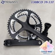 [GoGo Bike] PROWHEEL MIDTOWN 39-53T (130BCD) Empty Bicycle Crankshaft