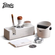 BINCOO Coffee Tamper Base Set Espresso Machine Handle Tamper Base Dose Dispenser Tamper Hammer Set C