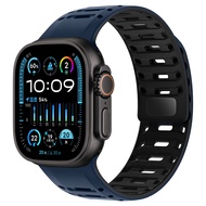 สายนาฬิกาผ้าคล้องแบบดูดซับแม่เหล็ก Bho สำหรับ Apple Watch Ultra3 S11 S9 S8/7/6 Sport 49mm 46mm สำหรั