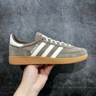 [Pure Original Version] Handball Spezial Adidas Classic Style Cowhide Retro Casual Sneakers Brown Wh