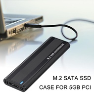 Solid State Hard Disk Box SATA USB3.1 To M.2 NVME SSD PCI Case For 5gb T5S9