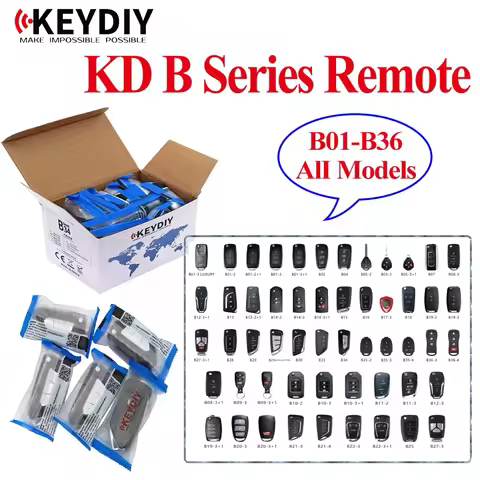 4Pcs/Lot KEYDIY KD Remote Key B01 B05 B09 B10 B11 B12 B15 B18 B21 B22 B25 B27 B28 B29 B30 B33 B34 B3