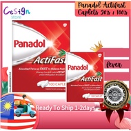 PANADOL ACTIFAST 20's /100'S(100% ORIGINAL) , PANADOL Actifast 20's