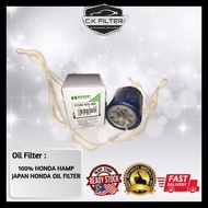 HONDA OIL FILTER 100% HONDA HAMP JAPAN H1540-RTA-003