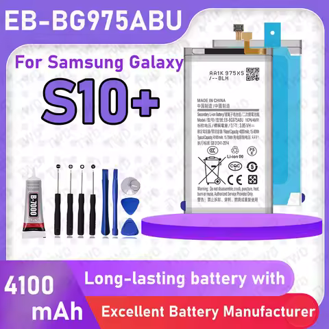 EB-BG975ABU Large capacity Battery For Samsung Galaxy S10 PLUS/SM-G975F/SM-G975U/SM-G975W Batteries