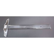 (A3 / 45cm / 18 Inch) Transparent T- Ruler / Drawing Ruler