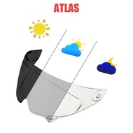 ATLAS Photochromic Visor for RUROC Atlas3 Atlas4 Helmet Lens Face Shield Accessories Anti Fog UV Pro