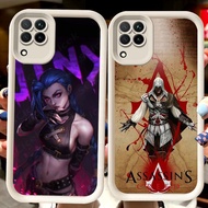 H92 Fortnite White Casing for Samsung A12 J7 A22 F04 A04E J2 Prime A04 A06 M04 A05 Pro 5G A07