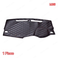 Conzone Carpet 1 Piece Of Console Black Leather With Red Thread For MG MG5 2021-2022