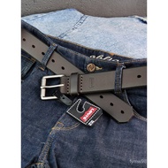 American Genuine levis levis levis Pin Buckle Belt Genuine Leather Belt Men's Denim Porous Retro Fir