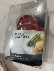 Davis & Waddell Silicone Dual Egg Poacher 微波爐水煮蛋器