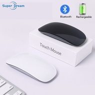 Dual mode Mouse Wireless Bluetooth Mouse for MacBook Ergonomic Design Multi Touch BT Mouse