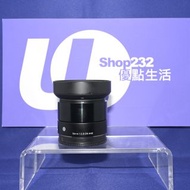 『Trade In優惠』新淨 Sigma 19mm F2.8 DC DN For Sony E Art系列 輕巧定焦 F2.8大光圈 半幅鏡 等效28mm E-Mount A6700 ZVE10 FX