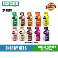 GU Gel 24 Packs Energy Gel | 15 Flavours | Running Gel | Endurance Athletes | Runners [Racepack.sg]