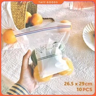 Ziplock Food Organizer Plastic Bags 26.5x29cm 10 PCS - ZW-58