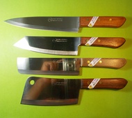 มีดทำครัวกีวี Kiwi ชุด 4 อัน เบอร์ 172 173 830 288 ใบมีดสแตนเลสไม่เป็นสนิมด้ามไม้ Chefs Knives Cooki