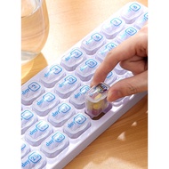 ✅in stock✅pill organizer portable Medication Reminder​ Small Pill Box 31 Days Portable Small Size Mi