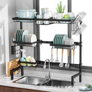 Retractable Sink Rack Kitchen Knife Chopsticks Dish Storage Rack Multifunctional Drain Dish Rack Abo