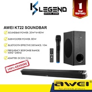 Awei KT22 160W Home Theater Bluetooth Speaker Bass TV Sound Bar With Subwoofer