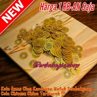 Koin Kuningan China Cina Kuno / Uang Coin Chinese Lucky Keberuntungan / Koin Sembahyang / Koin Kolek