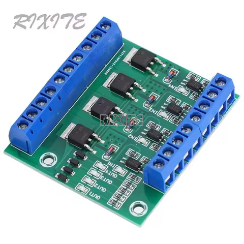 MOS FET F5305S 4 Channels Pulse Trigger Switch Controller PWM Input Steady for Motor LED 4 Way 4ch 4