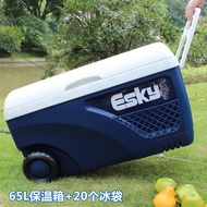Esky Incubator50L Car Mini Fridge52Outdoor Cold Preservation Fresh-keeping Refrigerated Box Sea Fish