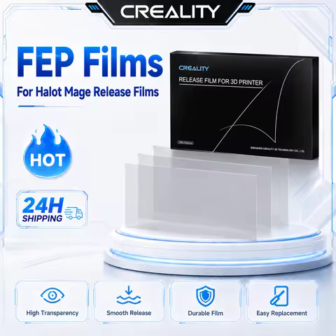 5pcs Fep Film Halot Mage/halot 10inch Lcd Sla Dlp 3d Printer Creality Compatible Release Films For M