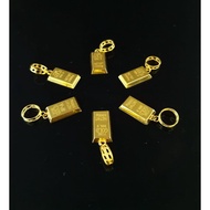 网红916小金条#loket gold bar 916 viral#916 gold bar pendant viral