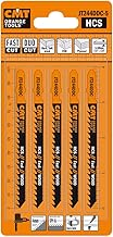 CMT JT244DDC-5 High carbon steel Jig Saw Blade "DUO" cut for Hardwood, Softwood, Plywood, OSB, T-shank (5 Pack)