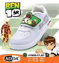ADDA รองเท้านักเรียน รองเท้าผ้าใบนักเรียน รองเท้าพละ รองเท้าผ้าใบ รองเท้าหนัง รองเท้าเด็ก ben10 เบนเท็น พร้อมส่งทุกไซด์