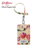 Cath Kidston I.D Holder Floral Fancy Green กระเป๋าใส่นามบัตรห้อยคอ กระเป๋าใส่นามบัตร