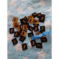 Label baju/ Tag Label baju/ Handmade label tag Fabric.