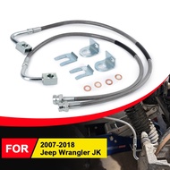 2Pcs Extended Front/Rear Brake Lines 89716 For Jeep Wrangler JK 4-6" of Lift 2.0L 3.6L 3.8L 2007 200