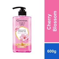 Ginvera World Spa Botanical Oil Shower Gel Cherry Blossom 600g