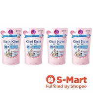 [Pack of 4] Kirei Kirei Anti-Bacterial Hand Soap Refill, Moisturizing Peach, 4x200ml