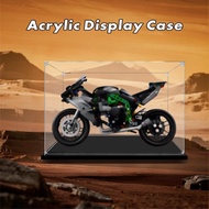 Lego 42170 Kawasaki Ninja H2R Display Case Popmart Labubu Zimomo Kotak Pameran Motosikal Berkuasa 川崎