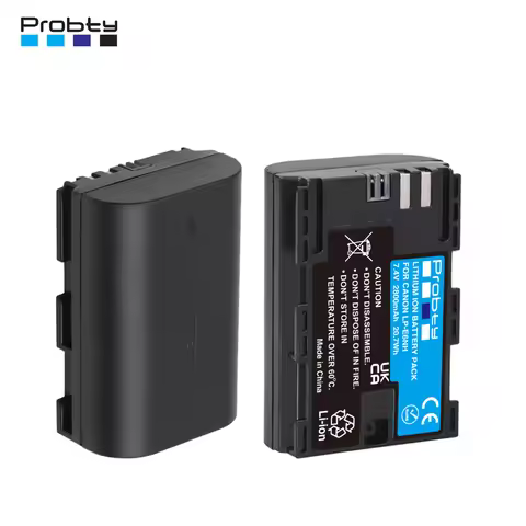 Fully Decoded LP-E6NH LP-E6N LP-E6 Battery For Canon EOS R5 R6 90D 60D 70D 80D 5D II 5D III 5D IV 5D