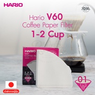 Ratika | กระดาษกรอง Hario Paper Filter V60 VCF-01-40W (สีขาว)